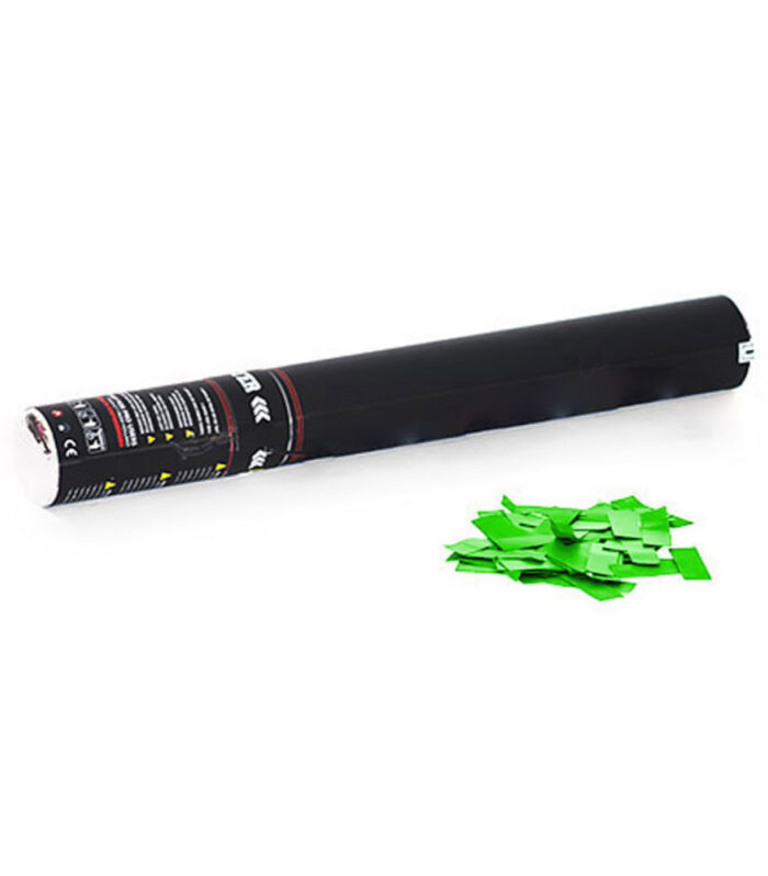 TCM FX - Kézi működtetésű Konfetti Ágyú 50cm - Világoszöld